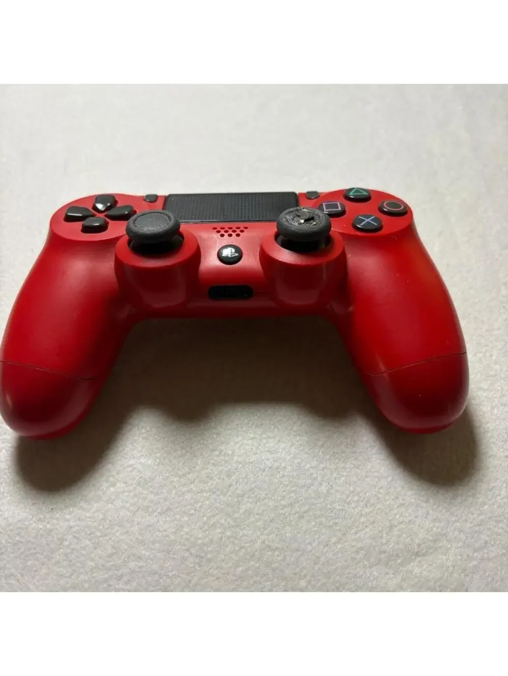 Sony DualShock 4 Wireless Controller PS4 Magma Red CUH-ZCT2U Worn Right